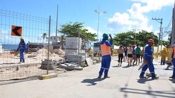 Imagem Prefeitura diz que obras da orla da Barra serão concluídas em agosto