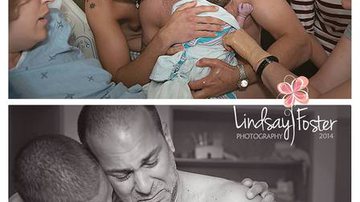 Imagem Casal gay se emociona em nascimento do filho. Veja fotos