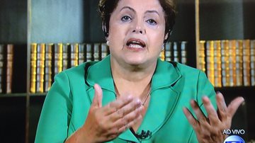 Imagem Na Globo, Dilma diz que anuncia até o final do ano medidas econômicas
