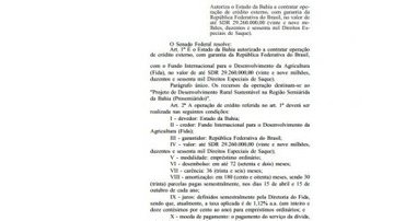 Imagem Governo da Bahia recebe aval da União para contratar empréstimo de R$ 1 bilhão