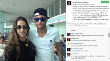 Imagem Fã leva chuva de críticas após falar de briga entre Neymar e Marquezine