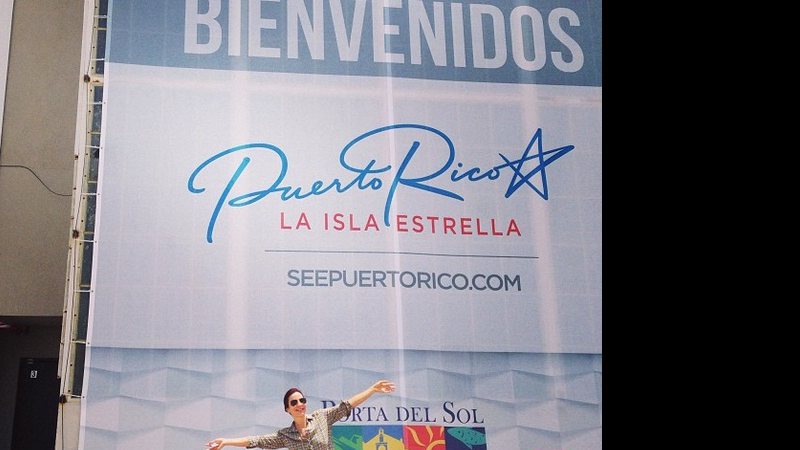 Imagem De férias, Ivete Sangalo viaja para Porto Rico