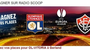 Imagem Rádio da França confunde escudo do Vitória em jogo da Liga Europa