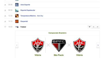Imagem Rede Globo chama Vitória de vice