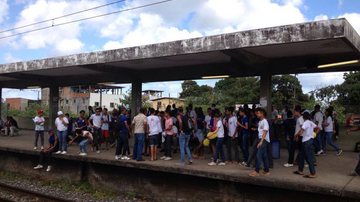 Imagem Estudantes do Subúrbio protestam pelo passe livre
