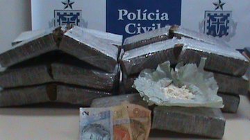 Imagem Polícia apreende 13 kg de maconha em Cajazeiras