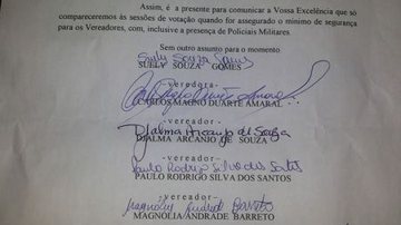 Imagem Vereadores acusam prefeita de causar tumulto para ter leis aprovadas em Uruçuca