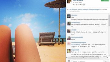 Imagem Apontada como amante de Cauã Reymond, Isis Valverde é xingada no Instagram