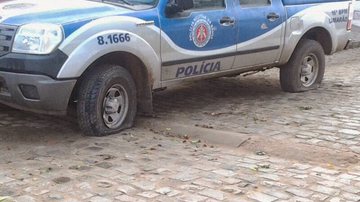 Imagem Lamarão: Bandidos destroem posto avançado do Bradesco