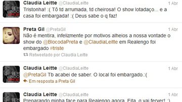 Imagem Show de Claudia Leitte e Preta Gil é embargado no Rio de Janeiro