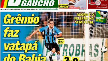 Imagem Jornal gaúcho faz gozação com o Bahia
