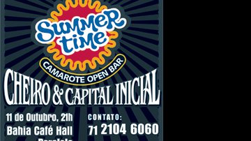Imagem Concorra a ingressos do Summer Time com Cheiro e Capital Inicial