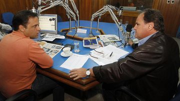 Imagem Zé Eduardo entrevista Geddel ao vivo na Rádio Sociedade