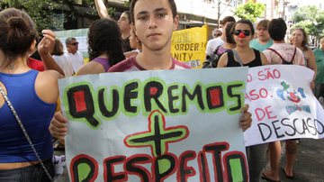Imagem Centro de Salvador é tomado em protesto contra a corrupção