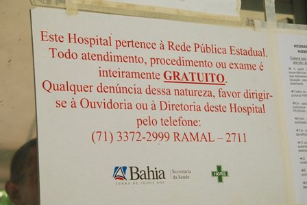 Imagem Falta médico no Hospital Roberto Santos