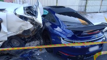 Imagem Empresário se envolve em acidente, mata um e abandona Porsche de R$ 1 milhão