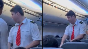 Imagem Vídeo: Comissário viraliza ao usar gravata do RBD em voo para o Rio de Janeiro