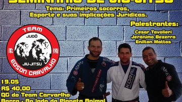Imagem Seminário sobre Jiu-Jitsu será realizado em Salvador