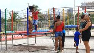 Crianças aproveitam programação gratuita no Parque Costa Azul